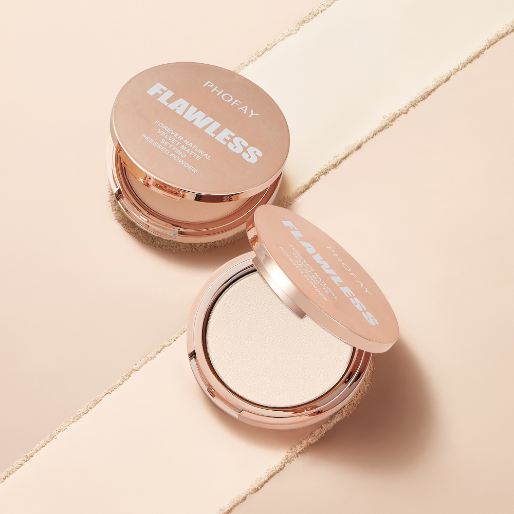 PHOFAY Matte Setting Pressed Powder - obrazek 4