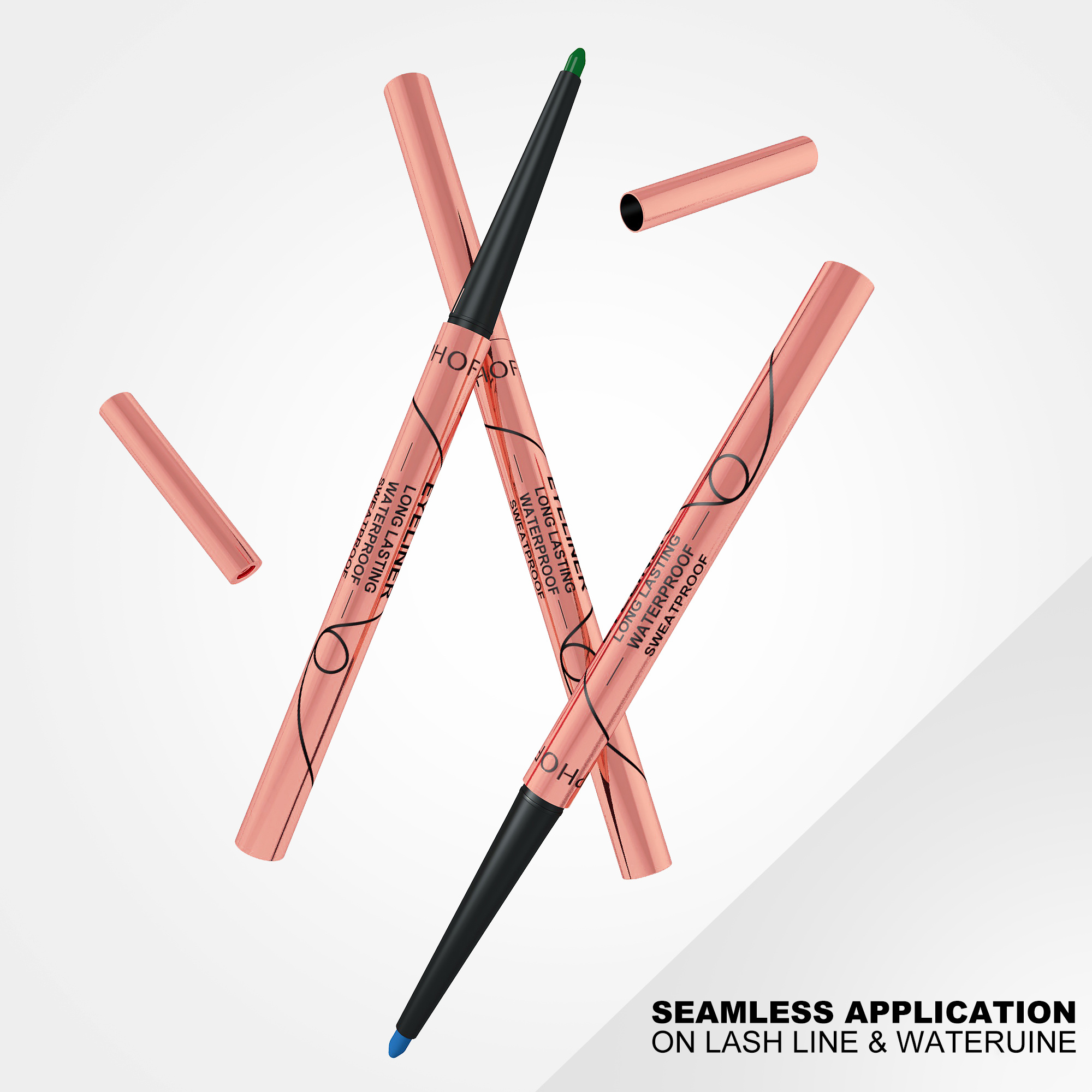 PHOFAY Waterproof Colorful Eyeliner Set - obrazek 3