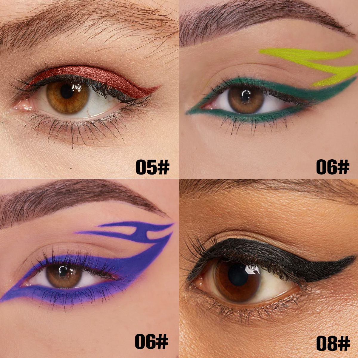 PHOFAY Waterproof Colorful Eyeliner Set - obrazek 6