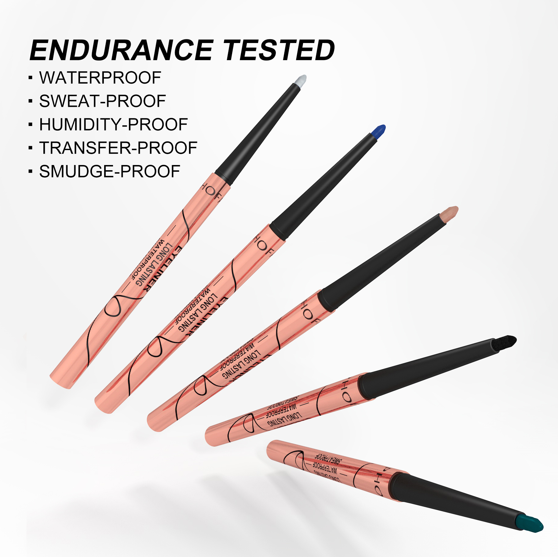 PHOFAY Waterproof Colorful Eyeliner Set - obrazek 7