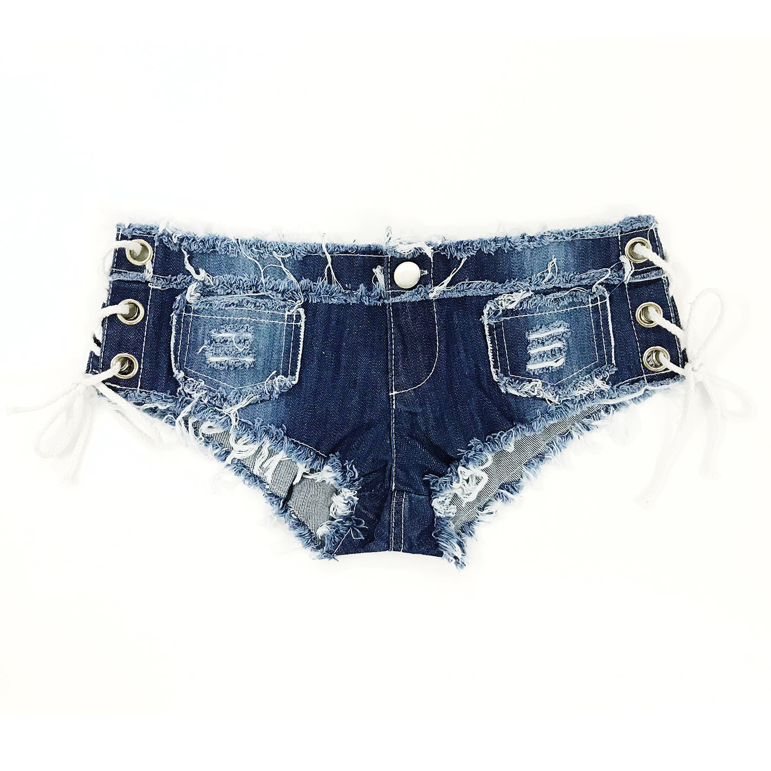 Women's denim shorts - obrazek 4