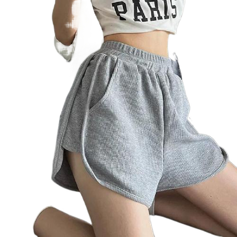 Waffle Sweatpants Shorts For Women - obrazek 5