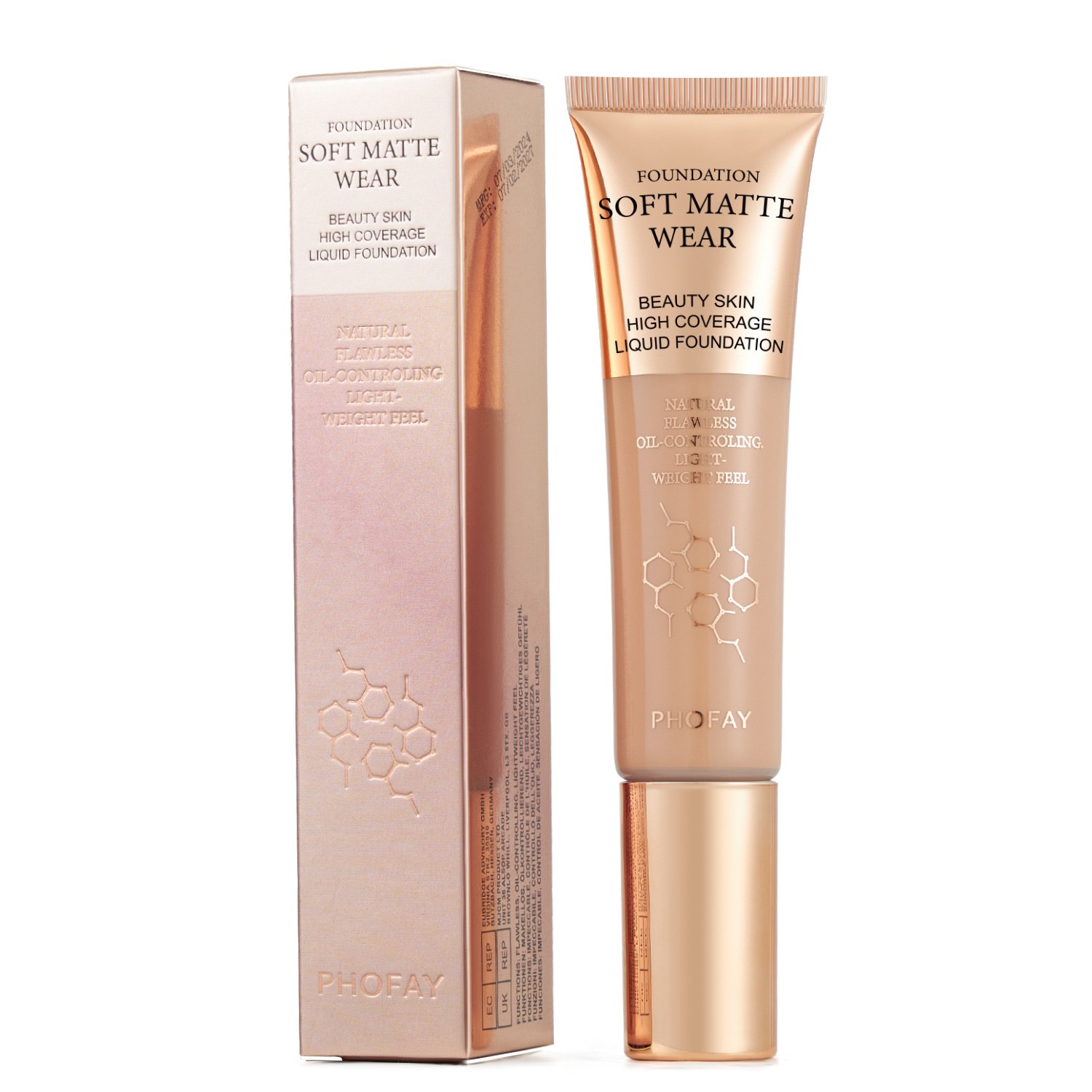 PHOFAY Full Coverage Foundation - obrazek 10