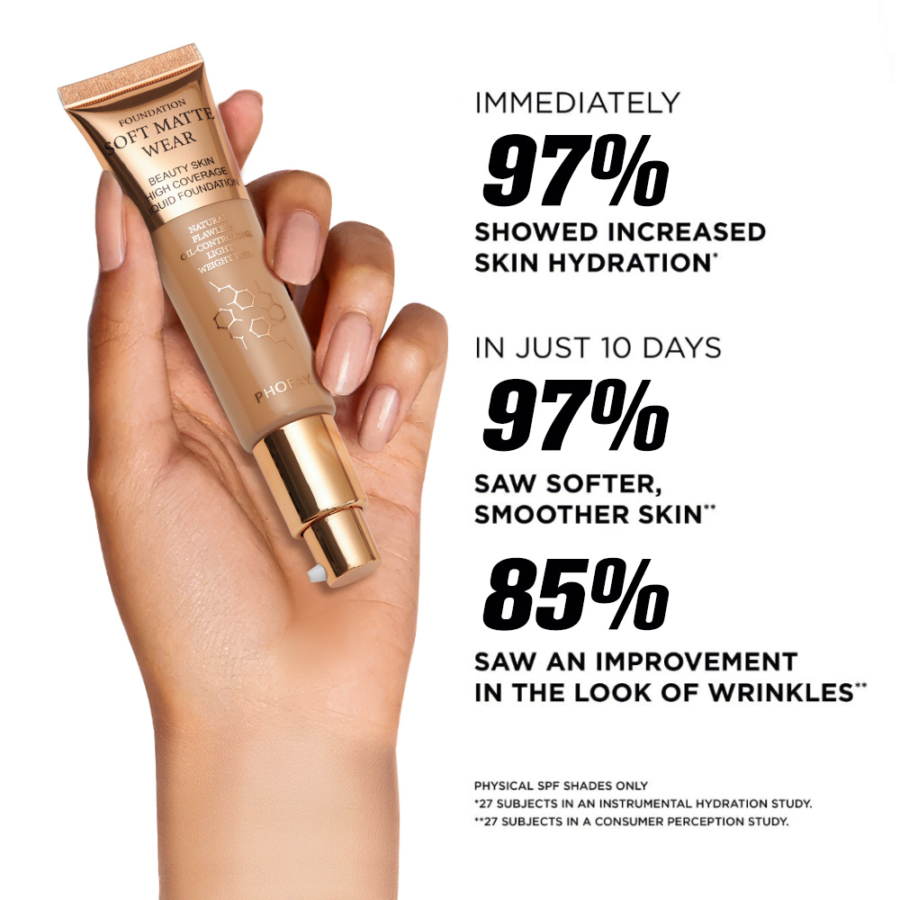 PHOFAY Full Coverage Foundation - obrazek 3