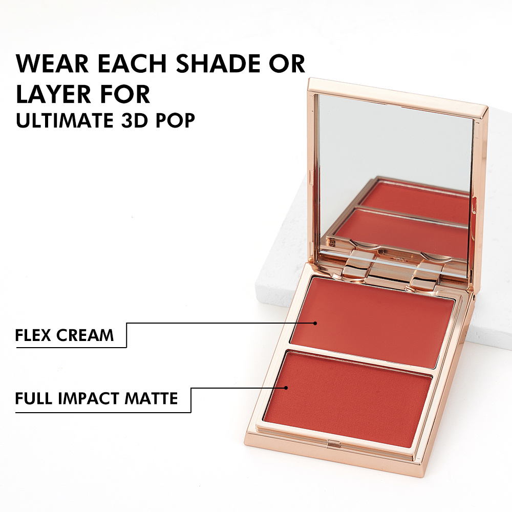 PHOFAY Double-Take Cream & Powder Blush Duo - Image 4