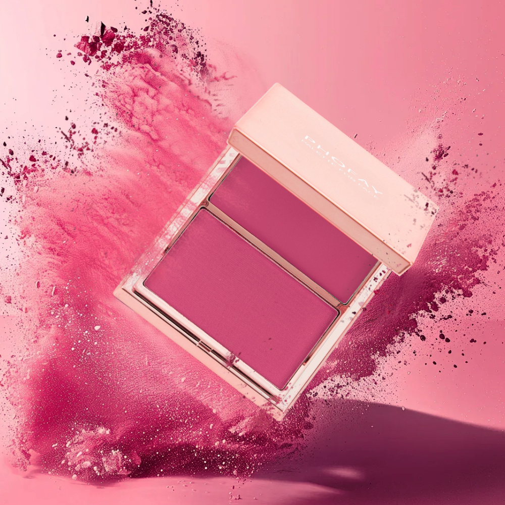 PHOFAY Double-Take Cream & Powder Blush Duo - Image 2