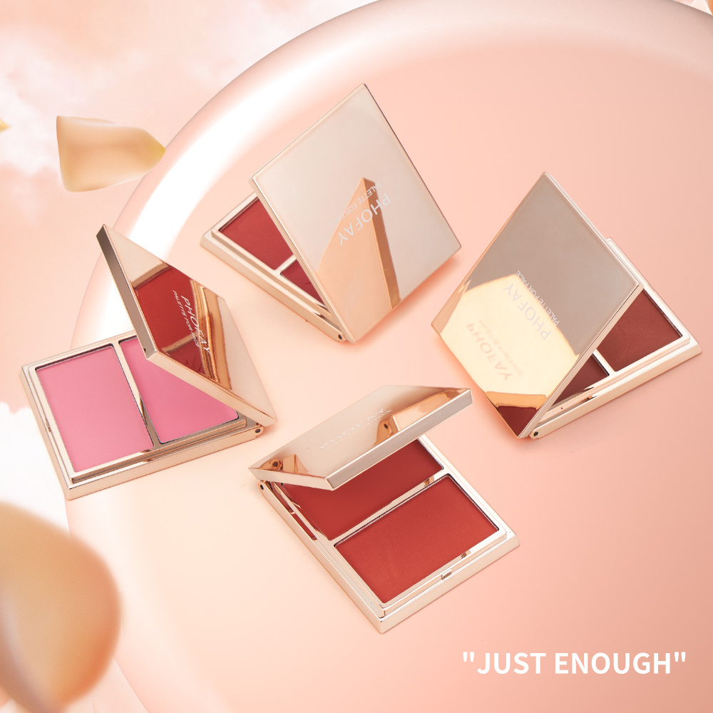 PHOFAY Double-Take Cream & Powder Blush Duo - Image 6